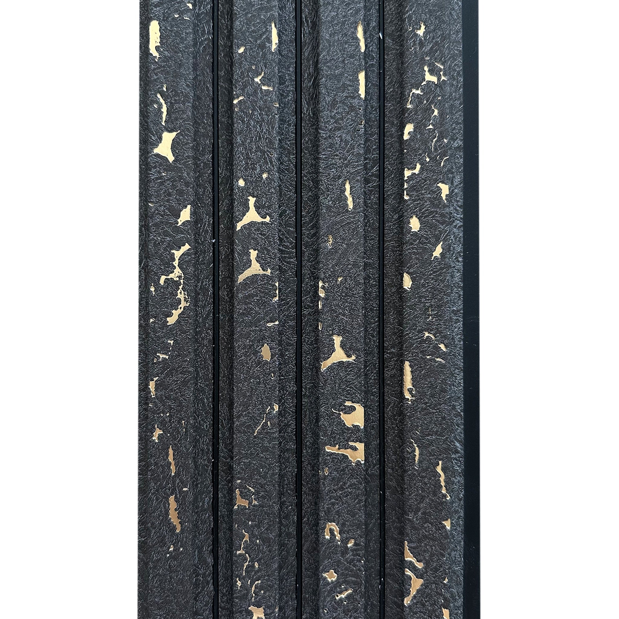 Riflaj decorativ stil modern, negru, 120 mm | MallDeco