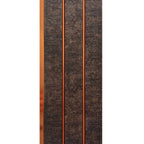 Riflaj decorativ texturat, nuante de maro, 120 mm | MallDeco