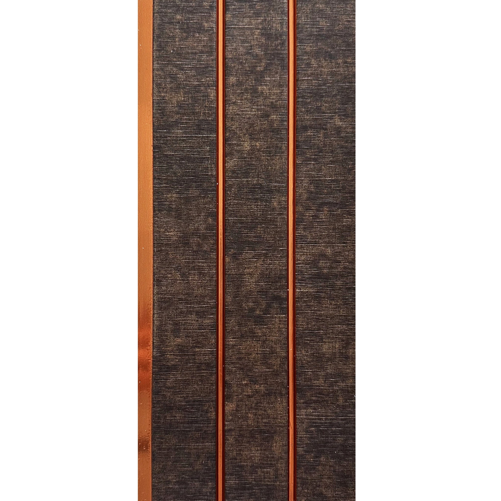 Riflaj decorativ texturat, nuante de maro, 120 mm | MallDeco