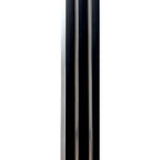 Riflaj negru decorativ in dungi aurii, 121.5 mm | MallDeco