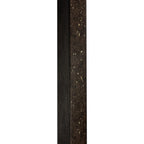 Terminatie Riflaj decorativ, dreapta, lemn inchis, 63,4 mm | MallDeco