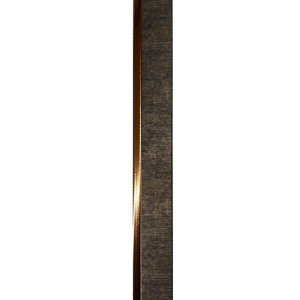 Terminatie Riflaj decorativ, dreapta, nuante de maro, 43.8 mm | MallDeco