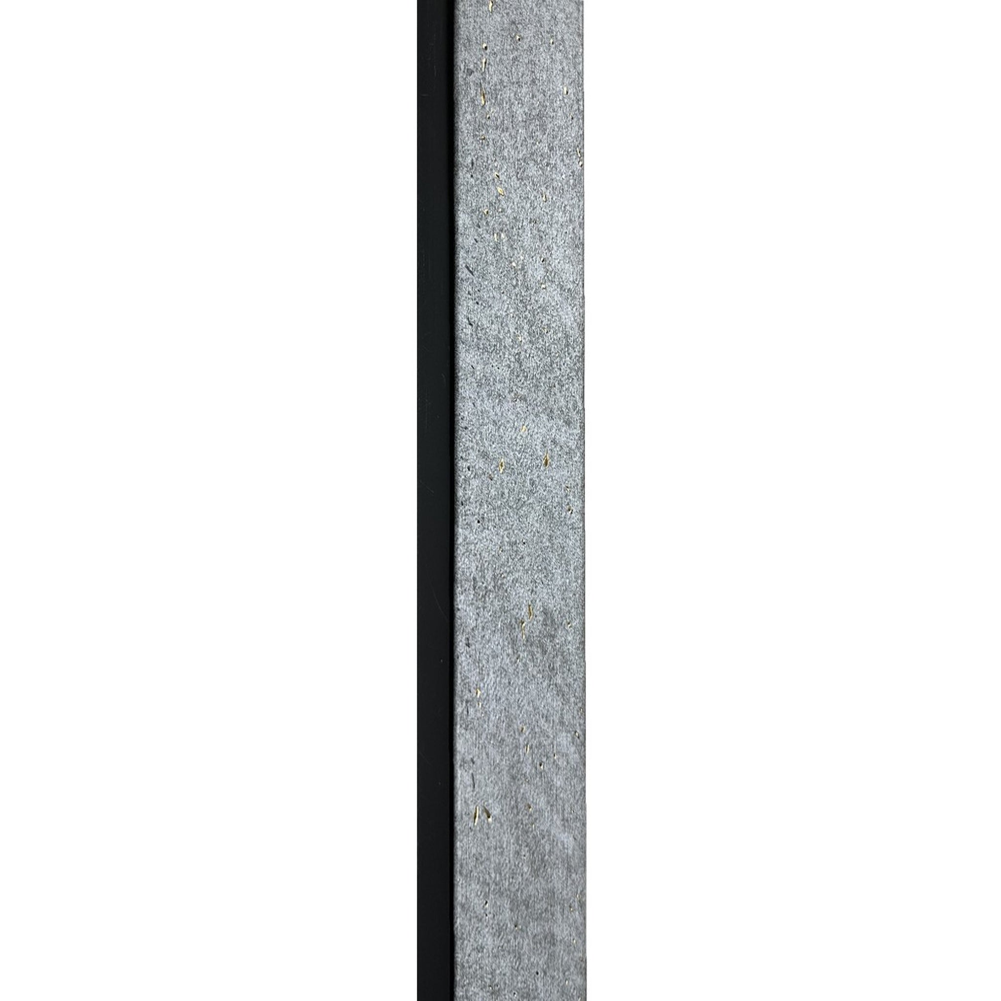 Terminatie Riflaj decorativ,dreapta, gri, 63.6 mm | MallDeco