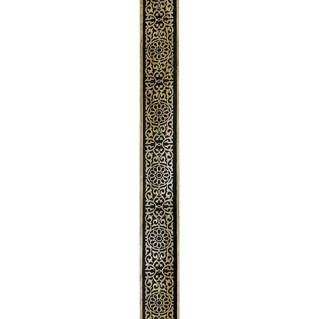 Terminatie Riflaj decorativ,stanga, lemn, 48.1 mm | MallDeco
