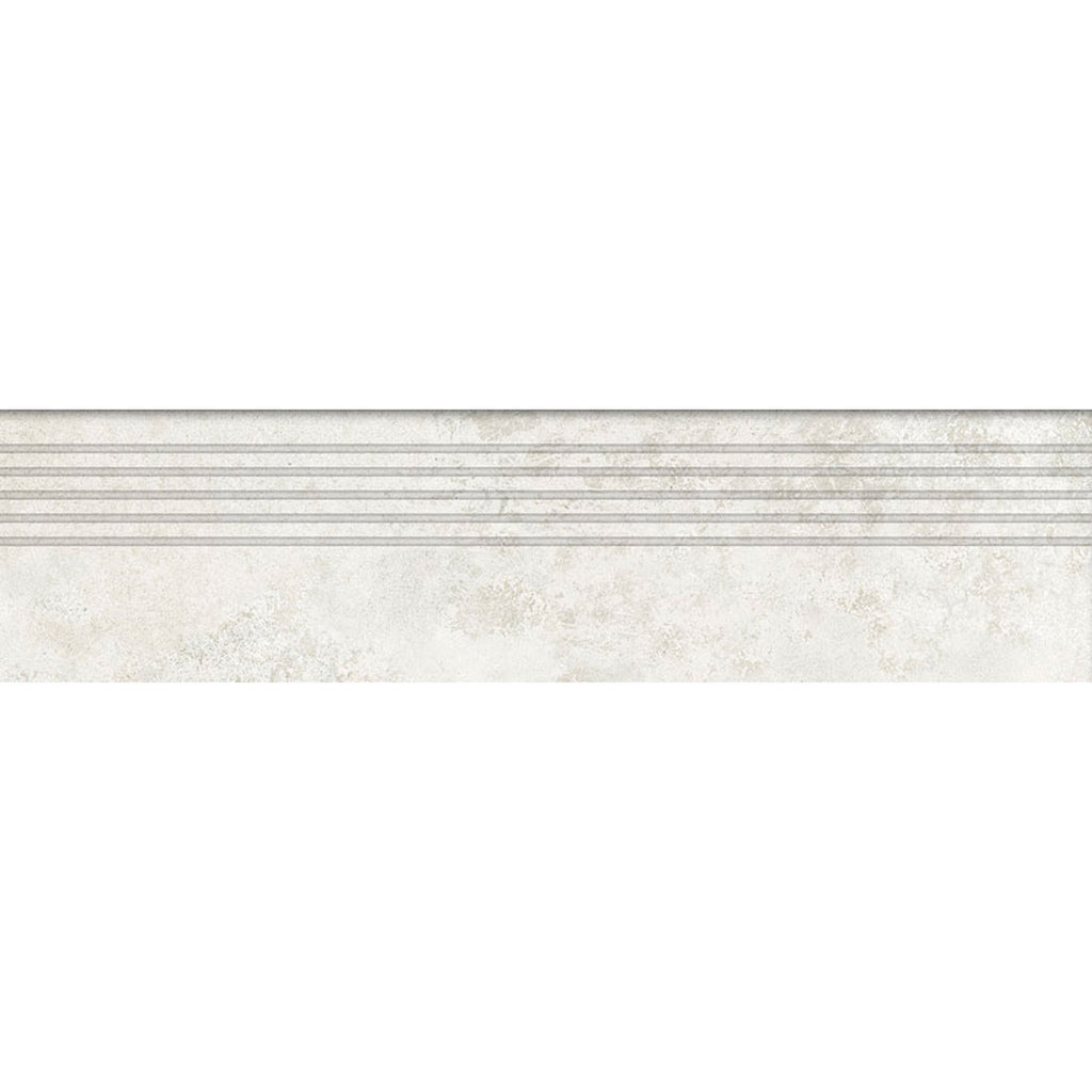 TREAPTĂ TORANO ALB MAT 1198 X 296 MM TUBADZIN