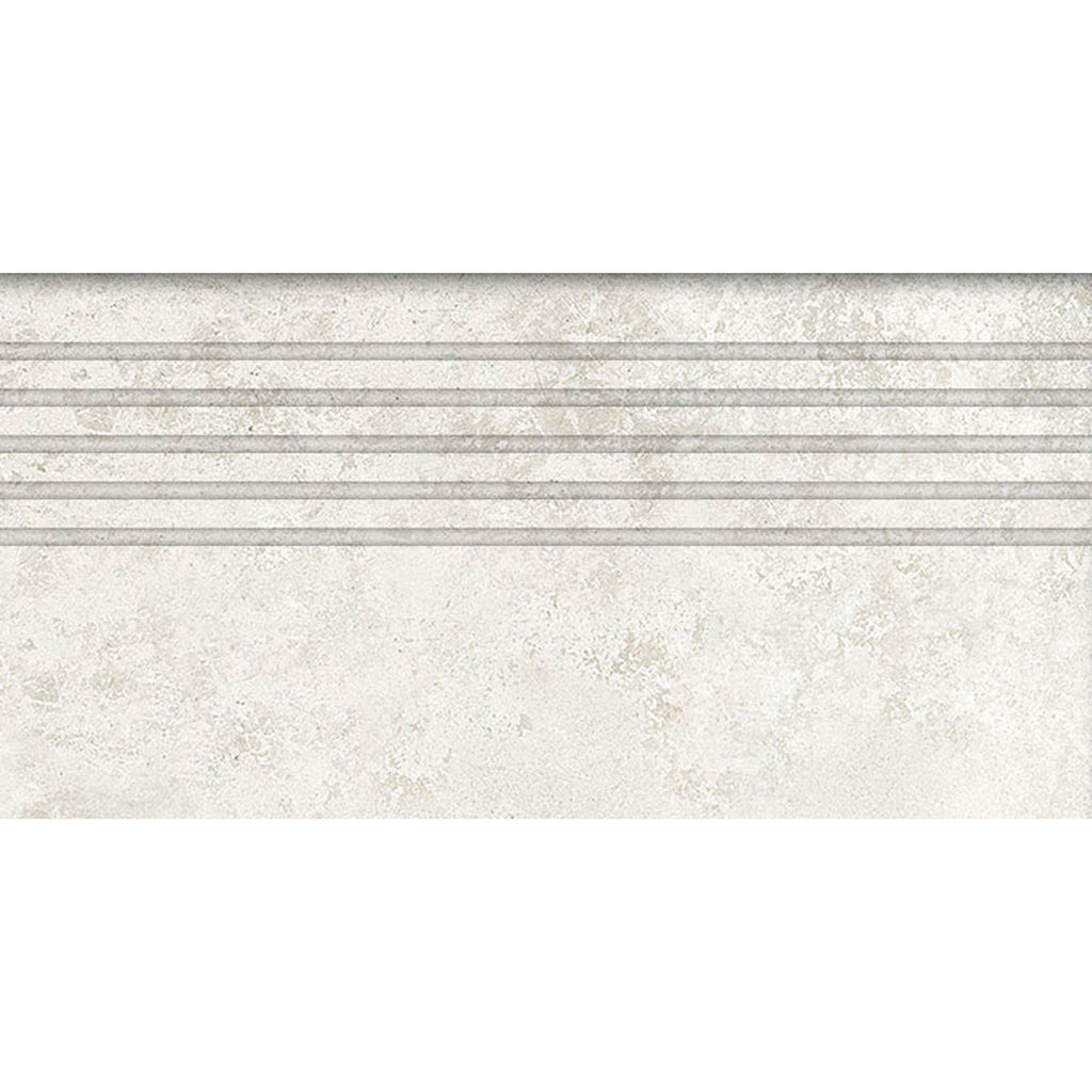 TREAPTĂ TORANO ALB MAT 598 X 296 MM TUBADZIN