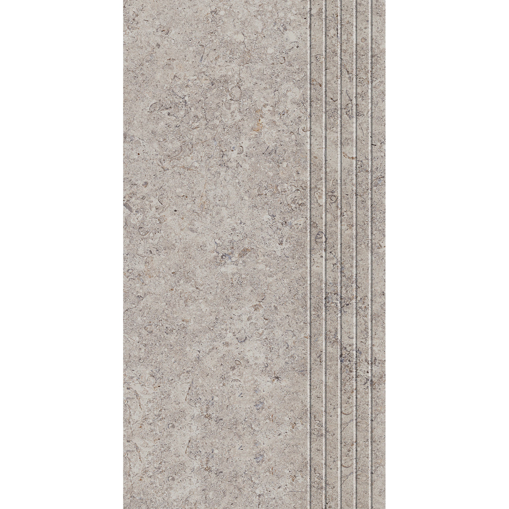 TREAPTĂ ZIMBA BEJ STRUCTURAT 598 X 296 MM TUBADZIN