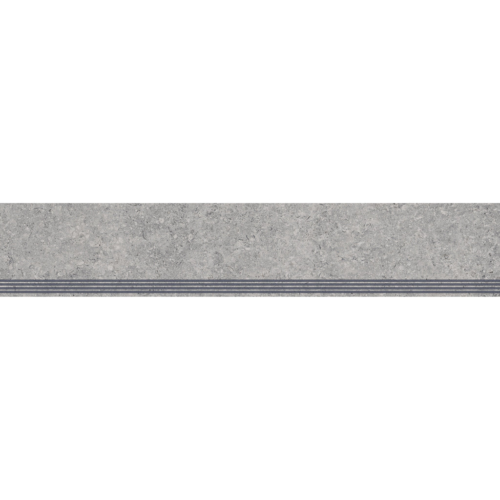 TREAPTĂ ZIMBA CARE GRI DESCHIS STRUCTURAT 1598 X 298 MM TUBADZIN