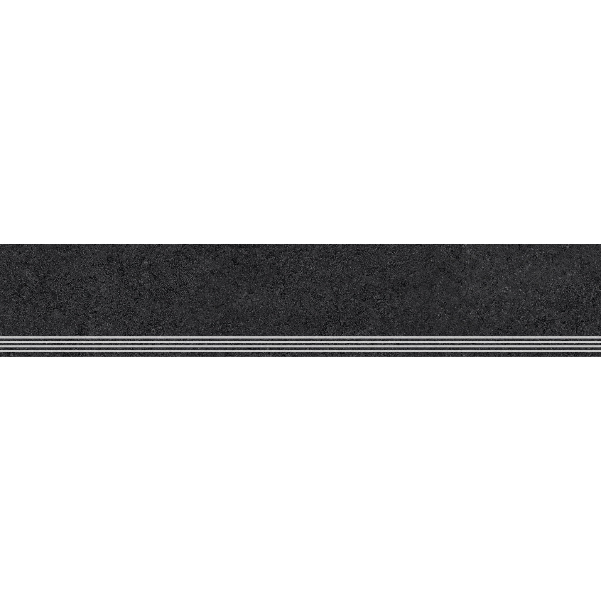 TREAPTĂ ZIMBA CARE NEGRU STRUCTURAT 1598 X 298 MM TUBADZIN