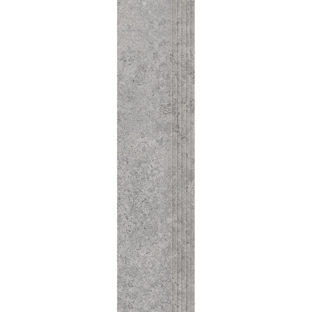 TREAPTĂ ZIMBA GRI DESCHIS STRUCTURAT 1198 X 296 MM TUBADZIN
