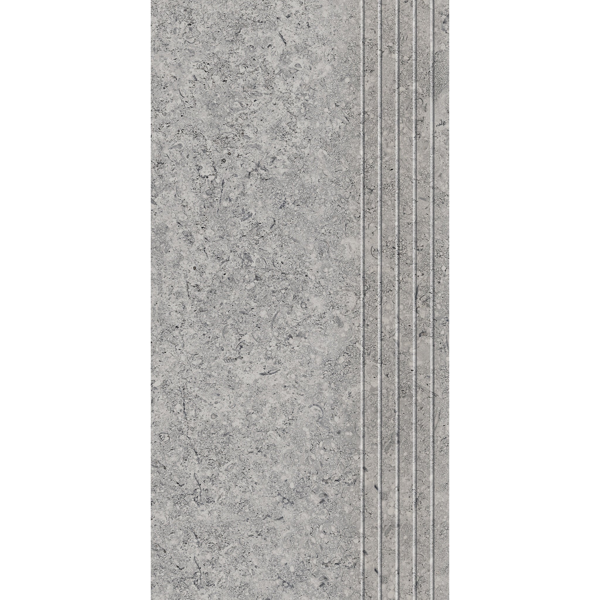 TREAPTĂ ZIMBA GRI DESCHIS STRUCTURAT 598 X 296 MM TUBADZIN