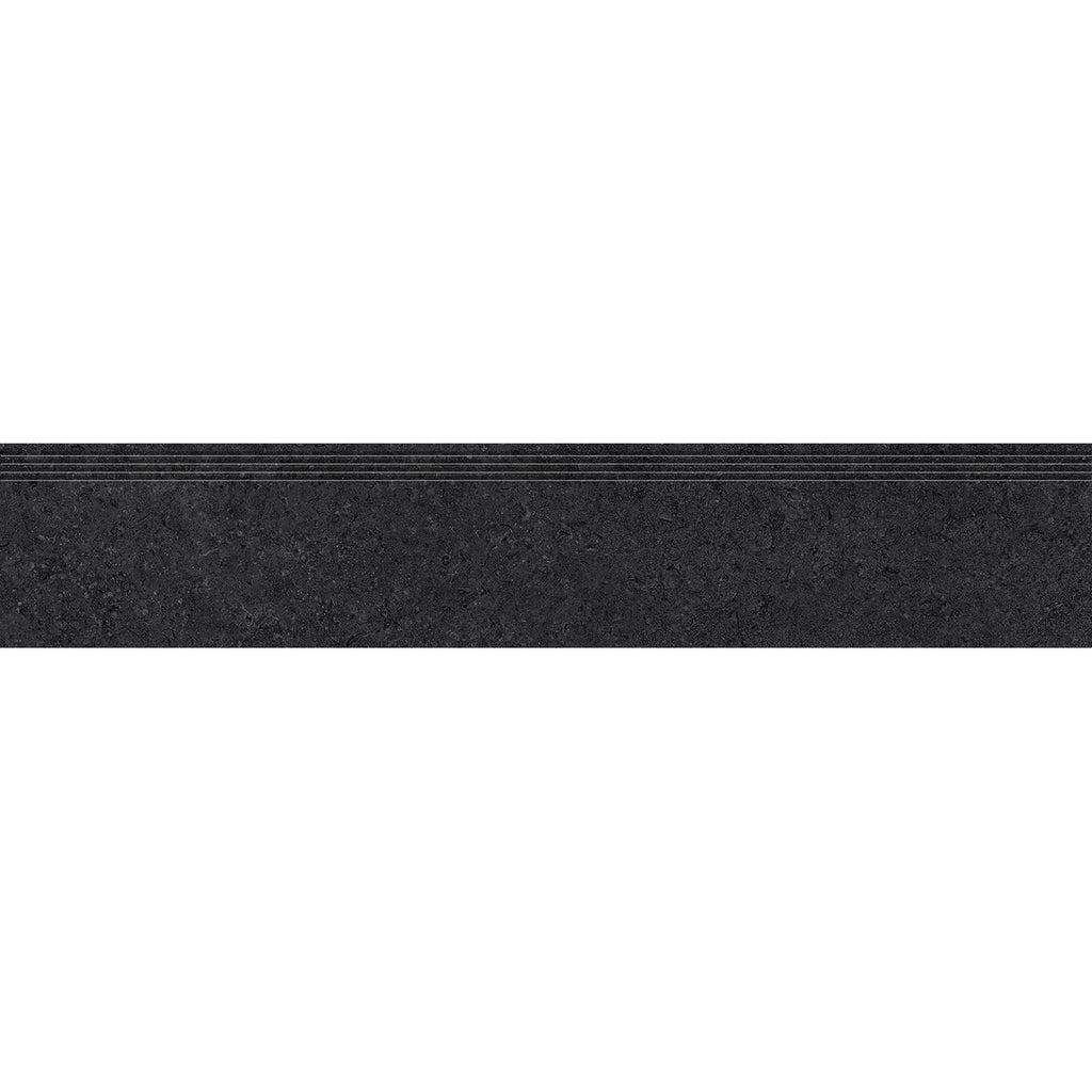 TREAPTĂ ZIMBA NEGRU STRUCTURAT 1598 X 298 MM TUBADZIN